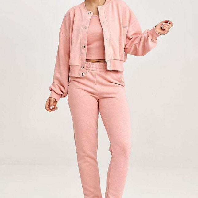 Cozy Zip-Up Lounge Ensemble