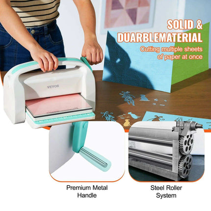CraftMaster 6/9in Manual Die Cutting & Embossing Kit for Ultimate DIY Creations - Très Elite