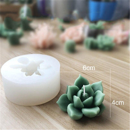 Creative 3D Cactus and Succulent Silicone Mold for Unique Crafting and Baking - Très Elite