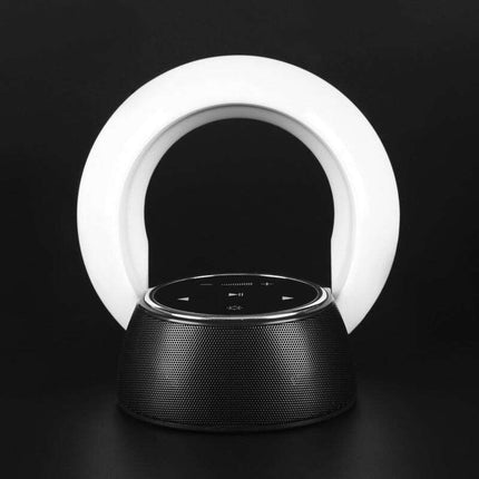 Creative Bluetooth Subwoofer Stereo Speaker LED Desk Lamp Stepless Dimming Folding Touch Atmosphere Night Light - Très Elite