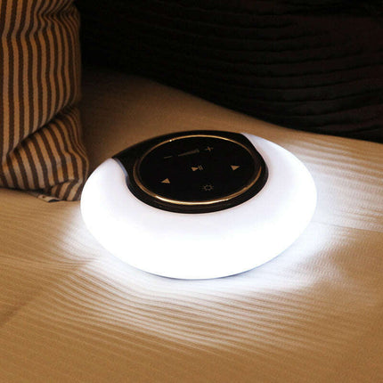 Creative Bluetooth Subwoofer Stereo Speaker LED Desk Lamp Stepless Dimming Folding Touch Atmosphere Night Light..