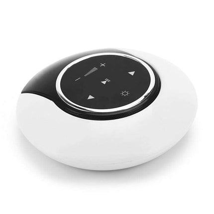 Creative Bluetooth Subwoofer Stereo Speaker LED Desk Lamp Stepless Dimming Folding Touch Atmosphere Night Light - Très Elite