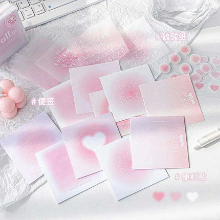 Creative Canvas: INS Gradient Smudge Memo Pad for Artistic Expression - Très Elite