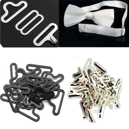 Creative Copper Bow Tie Clip Craft Set - 50 Piece DIY Kit for Unique Accessories - Très Elite