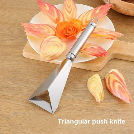 Creative Fruit Carving Knife Set with Artistic Apple Design - Elevate Your Presentation