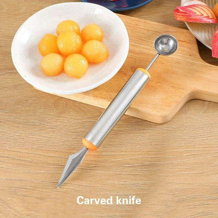 Creative Fruit Carving Knife Set with Artistic Apple Design - Elevate Your Presentation
