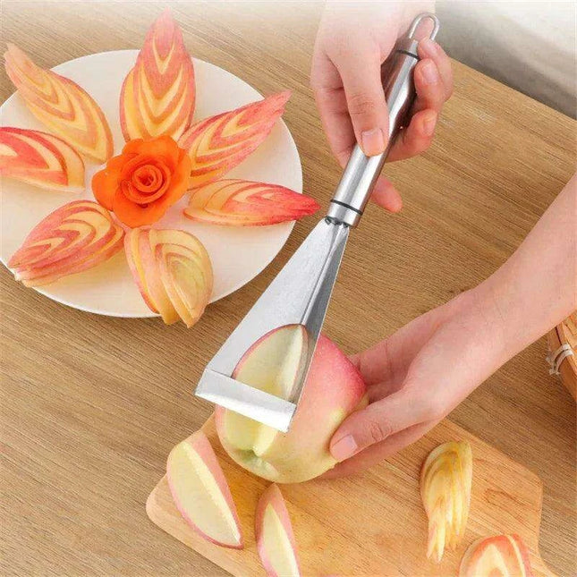 Creative Fruit Carving Knife Set with Artistic Apple Design - Elevate Your Presentation
