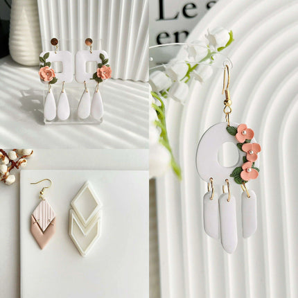 Creative Geometric Polymer Clay Cutters for Unique Earring Creations - Très Elite