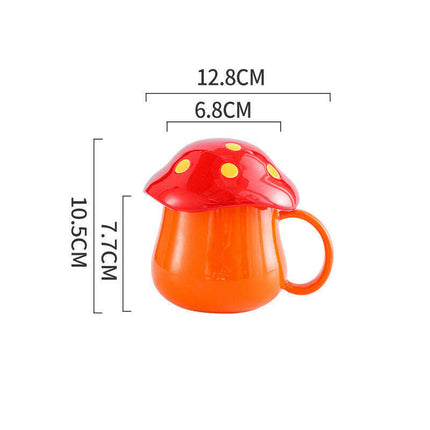 Creative Mushroom Ceramic Cup Student Lovers Cup - Très Elite