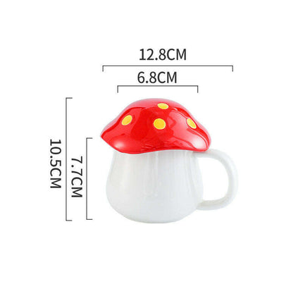 Creative Mushroom Ceramic Cup Student Lovers Cup - Très Elite