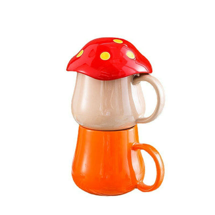 Creative Mushroom Ceramic Cup Student Lovers Cup - Très Elite