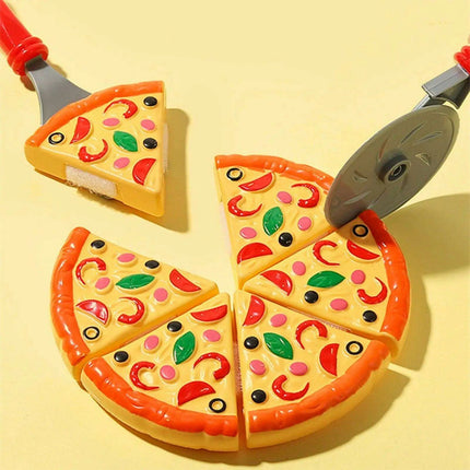 Creative Pizza Slice Cutting Play Set for Kids' Imaginative Learning and Fun