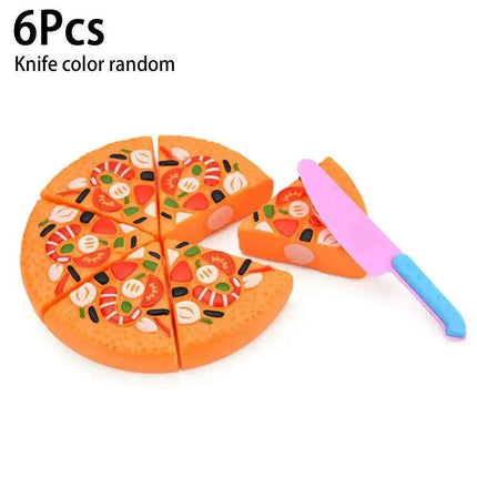 Creative Pizza Slice Cutting Play Set for Kids' Imaginative Learning and Fun