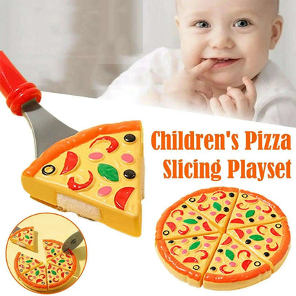 Creative Pizza Slice Cutting Play Set for Kids' Imaginative Learning and Fun
