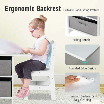 Creative Playtime Table and Chair Set for Kids - Interactive Furniture with Storage Solutions - Très Elite