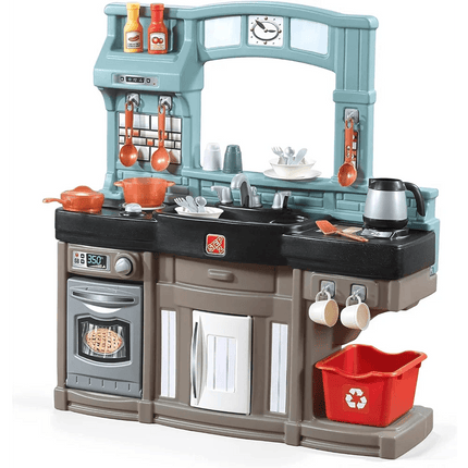 Creative Playtime Table and Chair Set for Kids in Gray and Red - Très Elite
