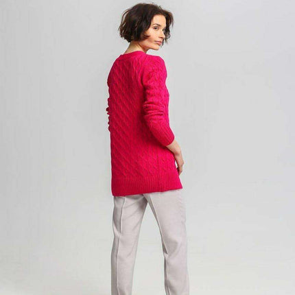 Crested Elegance Longline Cardigan by MKM - Très Elite
