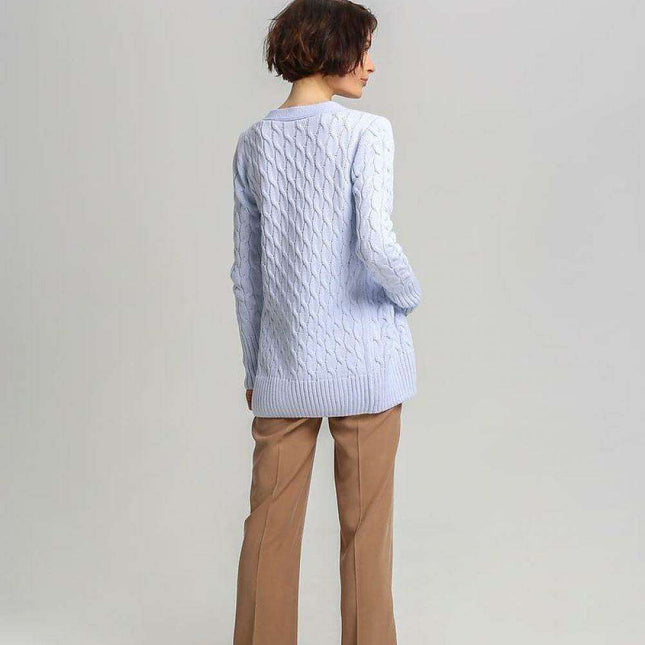 Crested Elegance Longline Cardigan by MKM