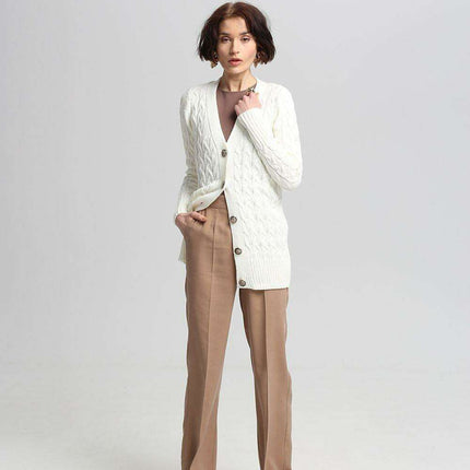 Crested Elegance Longline Cardigan by MKM