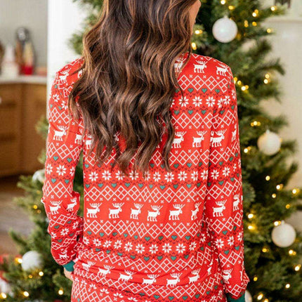Crimson Cheer Festive Lounge Set - Très Elite