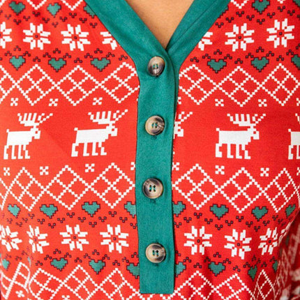Crimson Cheer Festive Lounge Set - Très Elite