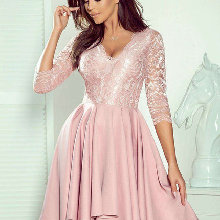 Crimson Elegance Asymmetrical Evening Gown from Europe - Très Elite
