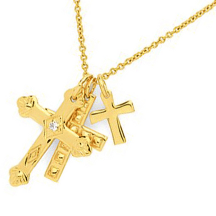 Cross multi-layer pendant personalized retro pendant jewelry - Très Elite