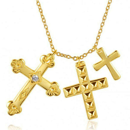 Cross multi-layer pendant personalized retro pendant jewelry - Très Elite
