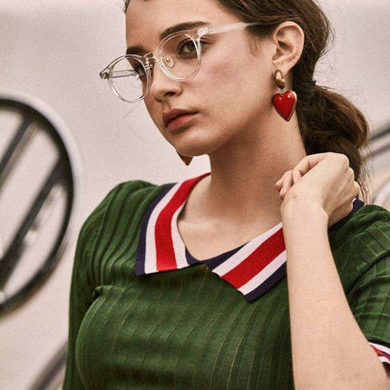 Crystal Chic: Blue Elephant x Camila Eyewear Frames - Très Elite