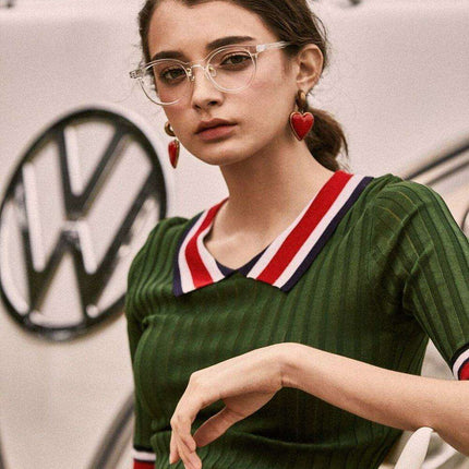 Crystal Chic: Blue Elephant x Camila Eyewear Frames - Très Elite