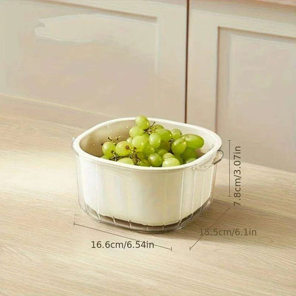 Culinary Excellence Set: Advanced Drain Basket and Versatile Vegetable Basin for Effortless Cooking - Très Elite