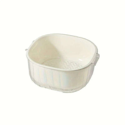 Culinary Excellence Set: Advanced Drain Basket and Versatile Vegetable Basin for Effortless Cooking - Très Elite