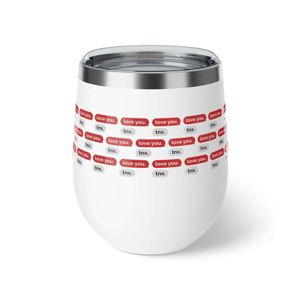 Cupid's Delight 12oz Insulated Stainless Steel Tumbler - Perfect Temperature Control - Très Elite
