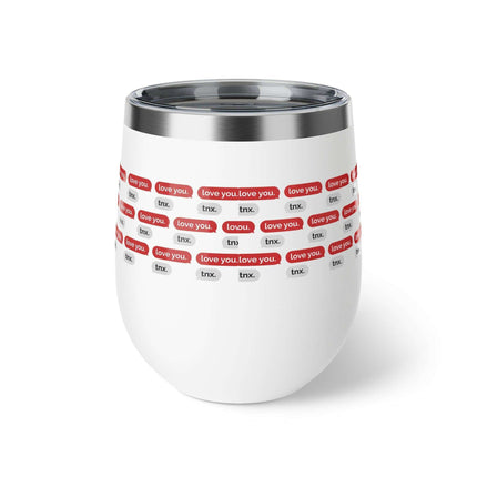 Cupid's Delight 12oz Insulated Stainless Steel Tumbler - Perfect Temperature Control - Très Elite