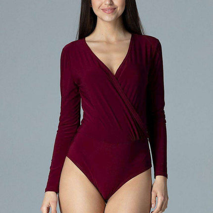 Curvy Confidence Bodysuit with Heart Neckline - Très Elite