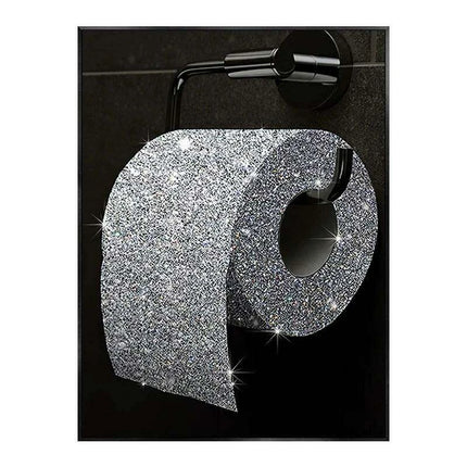 Custom Elegant Nude Canvas Art for a Luxurious Bathroom Retreat..