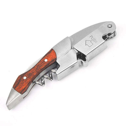 Custom Engraved Stainless Steel Wine Opener Set - Ideal Gift for Wine Lovers and Groomsmen - Très Elite