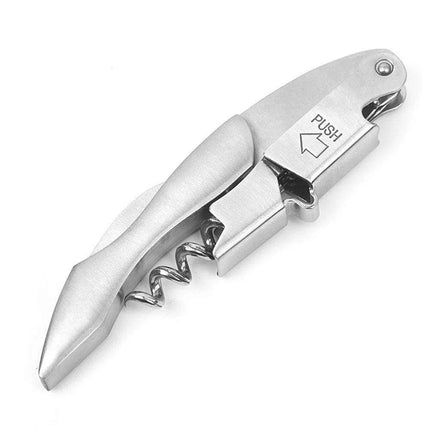 Custom Engraved Stainless Steel Wine Opener Set - Ideal Gift for Wine Lovers and Groomsmen - Très Elite