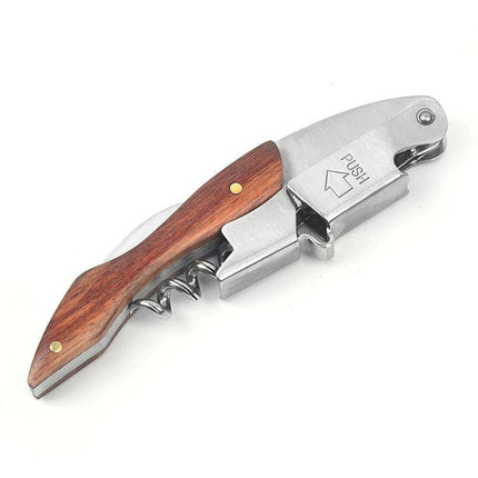 Custom Engraved Stainless Steel Wine Opener Set - Ideal Gift for Wine Lovers and Groomsmen - Très Elite
