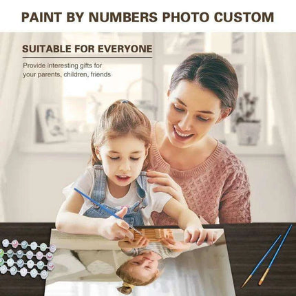 Custom Family Portrait Artistry: DIY Oil Painting Set with 24/36 Vibrant Colors - Très Elite
