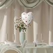 Heart / 6'' / White