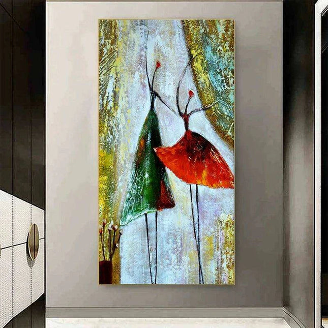 Customizable Ballet Dancer Canvas Art Print for Stylish Home Décor