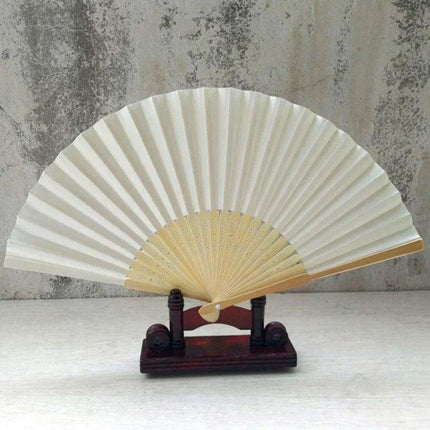 Customizable Bamboo Folding Fan for Artistry and Unique Gifting - Très Elite