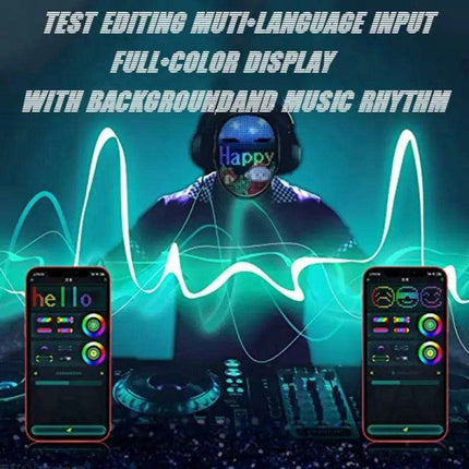 Customizable Bluetooth LED Face Masks - Vibrant Light-Up Accessories for Halloween and Party Fun - Très Elite