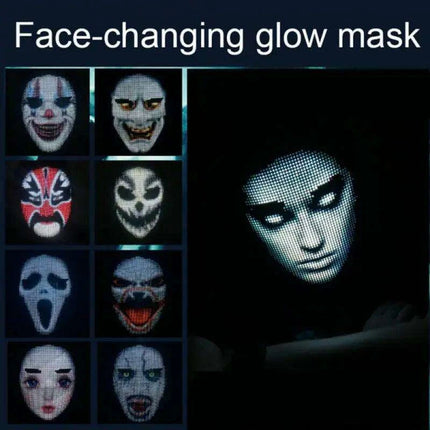 Customizable Bluetooth LED Masks for Unforgettable Parties and Halloween Fun - Très Elite