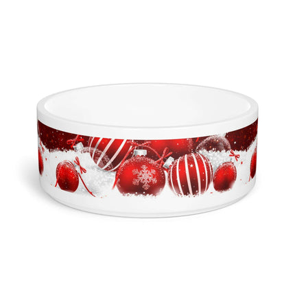 Customizable Elegant Ceramic Pet Bowl with Unique Artisan Print - Très Elite