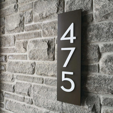 Customizable LED House Number Sign with Illuminated Address Display - Très Elite