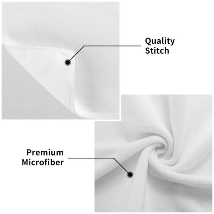 Customizable Luxurious Navy Blue Microfiber Towel - Your Perfect Travel Companion - Très Elite