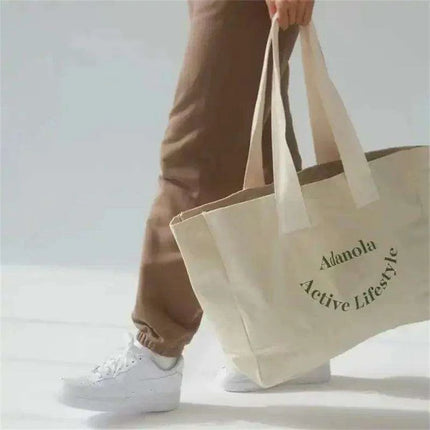 Customizable Luxury Cotton Tote Bag - Bulk Purchase Option - Très Elite