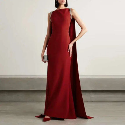 Customizable Luxury Diamond-Embellished Evening Gown for Women - Très Elite